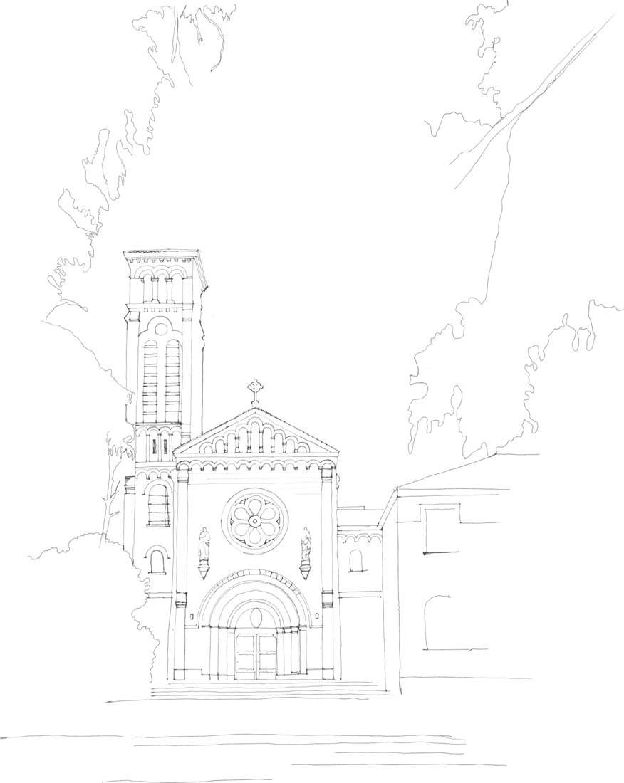 Dibujo del Convento San Alfonso